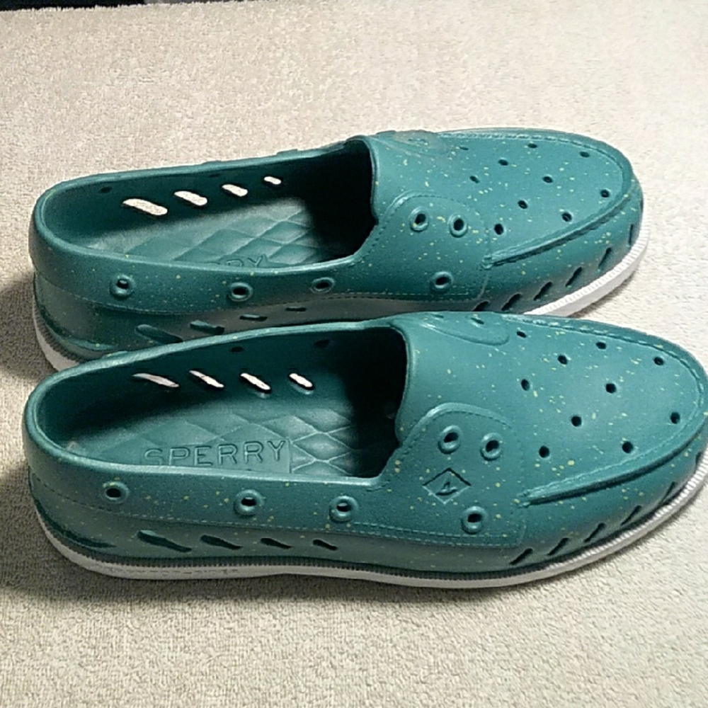 Sperry Aqua Perforated Slip-Ons Boat Shoes
